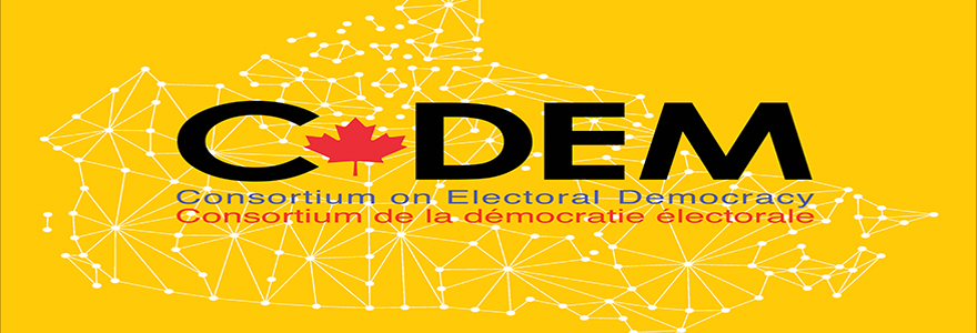 The Consortium on Electoral Democracy/Consortium de la démocratie électorale (C-Dem) Logo